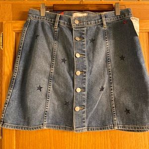 Sundry Star Denim Skirt Size 30